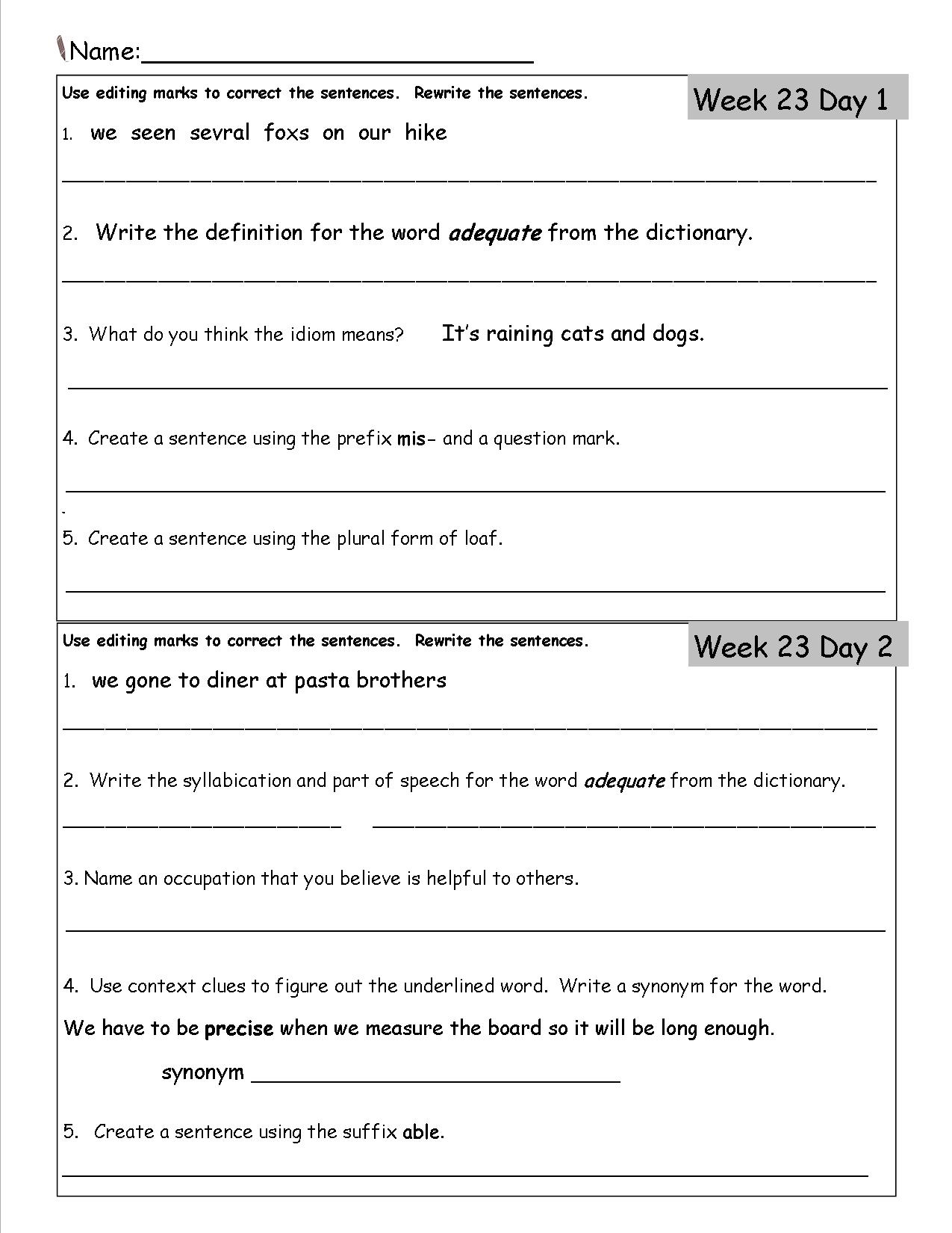 free-3rd-grade-daily-language-worksheets