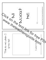 all about me worksheet