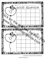 reward chart printout