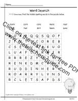 first grade wonders unit five week three printouts word search