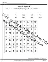 wonders first grade unit four week three printout spelling wordsearch