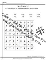 first grade wonders unit one week five spelling word search