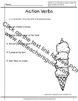 verbs worksheet