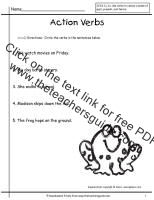 verbs worksheet