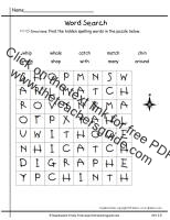 first grade wonders unit two week five spelling wordsearch