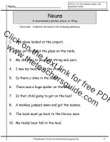 wonders 1st grade nouns worksheet