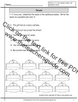 wonders 1st grade nouns worksheet