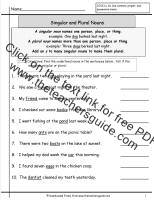 singular and plural nouns worksheet