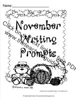 november writing prompts