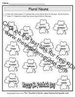 st. patrick's day worksheet