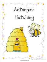 antonyms matching game