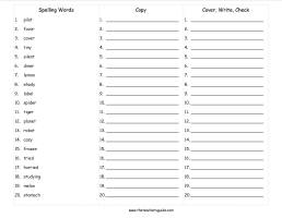 third grade wonders unit five week five  spelling words cover copy write