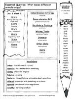 mcgrawhill wonders third grade unit three week one weekly outline