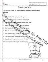 verbs worksheet