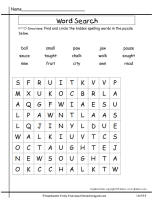 wonders unit five week four printouts spelling wordsearch