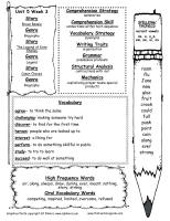 wonders unit five week three printout weekly outline