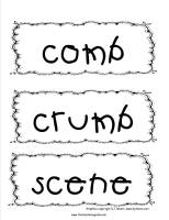 wonders unit four week one spelling words cards