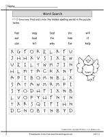 wonders unit one week one wordsearch