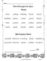 wonders second grade unit six week five printouts  word quiz