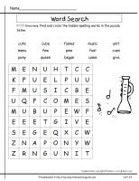 second grade wonders unit three week five spelling wordsearch