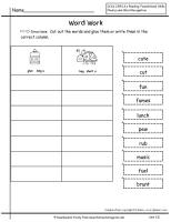 second grade wonders unit three week five spelling word sort