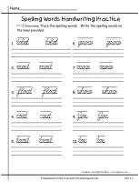 second grade wonders unit three week three handwriting cursive