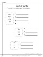 wonders second grade unit 3 week two abc order