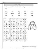 wonders unit two week one spelling wordsearch