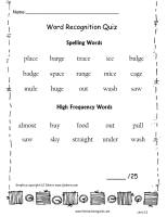 wonders 2nd grade unit two week three quiz